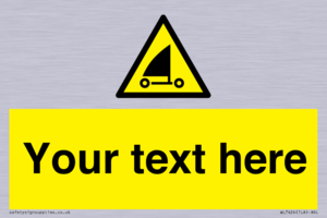 Custom Warning sand yachting